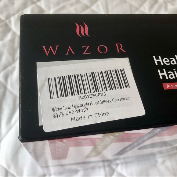 WAZOR Hair Dryer 1875W Ceramic Ionic Lightweight Powerful AC Low noise - Picture 3 of 8